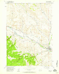 Download a high-resolution, GPS-compatible USGS topo map for Dubois, WY (1958 edition)