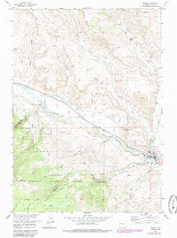 Download a high-resolution, GPS-compatible USGS topo map for Dubois, WY (1985 edition)