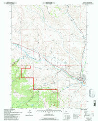 Download a high-resolution, GPS-compatible USGS topo map for Dubois, WY (1997 edition)