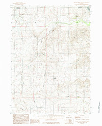 Download a high-resolution, GPS-compatible USGS topo map for Dugout Creek North, WY (1984 edition)