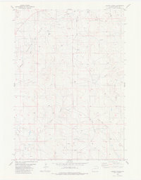 Download a high-resolution, GPS-compatible USGS topo map for Dupont Creek, WY (1982 edition)