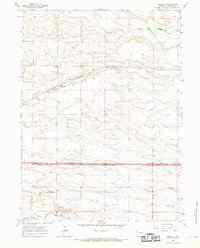 preview thumbnail of historical topo map of Laramie County, WY in 1963
