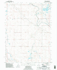 Download a high-resolution, GPS-compatible USGS topo map for Duroc, WY (1995 edition)