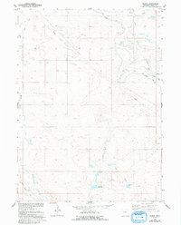 Download a high-resolution, GPS-compatible USGS topo map for Duroc, WY (1993 edition)