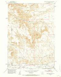 Download a high-resolution, GPS-compatible USGS topo map for Dutch Nick Flat SW, WY (1953 edition)