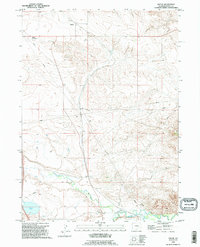 Download a high-resolution, GPS-compatible USGS topo map for Dwyer, WY (1995 edition)
