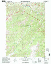 Download a high-resolution, GPS-compatible USGS topo map for Eagle Creek, WY (1997 edition)