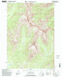 Download a high-resolution, GPS-compatible USGS topo map for Eagle Peak, WY (1996 edition)