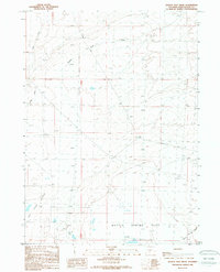 preview thumbnail of historical topo map of Sweetwater County, WY in 1988