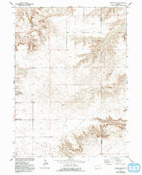 Download a high-resolution, GPS-compatible USGS topo map for Eagles Nest, WY (1993 edition)