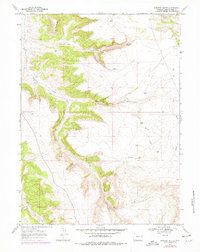 Download a high-resolution, GPS-compatible USGS topo map for Earnest Butte, WY (1978 edition)