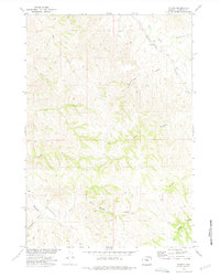 preview thumbnail of historical topo map of Campbell County, WY in 1972
