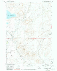 Download a high-resolution, GPS-compatible USGS topo map for Eden Reservoir East, WY (1987 edition)