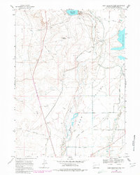 Download a high-resolution, GPS-compatible USGS topo map for Eden Reservoir West, WY (1980 edition)