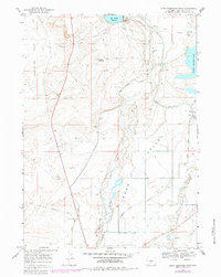 Download a high-resolution, GPS-compatible USGS topo map for Eden Reservoir West, WY (1984 edition)