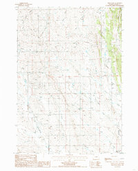 Download a high-resolution, GPS-compatible USGS topo map for Edith Creek, WY (1985 edition)