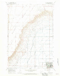 preview thumbnail of historical topo map of Park County, WY in 1966