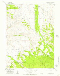 Download a high-resolution, GPS-compatible USGS topo map for Elk Mountain SW, WY (1957 edition)