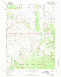 Download a high-resolution, GPS-compatible USGS topo map for Elk Mountain SW, WY (1971 edition)