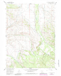 Download a high-resolution, GPS-compatible USGS topo map for Elk Mountain SW, WY (1984 edition)