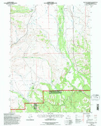 Download a high-resolution, GPS-compatible USGS topo map for Elk Mountain SW, WY (1996 edition)