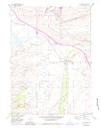 Download a high-resolution, GPS-compatible USGS topo map for Elk Mountain, WY (1983 edition)