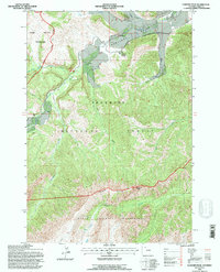 Download a high-resolution, GPS-compatible USGS topo map for Elkhorn Peak, WY (1997 edition)
