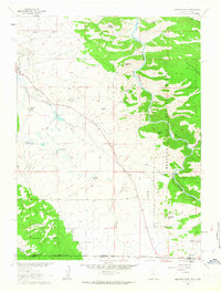 Download a high-resolution, GPS-compatible USGS topo map for Elkhorn Point, WY (1963 edition)