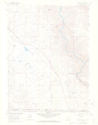 Download a high-resolution, GPS-compatible USGS topo map for Elkhorn Point, WY (1968 edition)