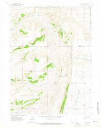 Download a high-resolution, GPS-compatible USGS topo map for Elkol SW, WY (1965 edition)
