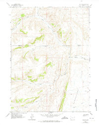 Download a high-resolution, GPS-compatible USGS topo map for Elkol SW, WY (1974 edition)