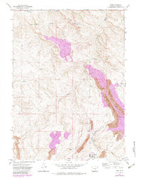 Download a high-resolution, GPS-compatible USGS topo map for Elmo, WY (1983 edition)