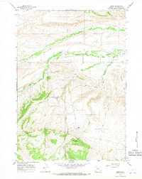 Download a high-resolution, GPS-compatible USGS topo map for Embar, WY (1968 edition)
