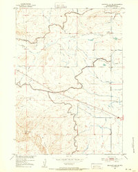Download a high-resolution, GPS-compatible USGS topo map for Emigrant Gap NE, WY (1952 edition)