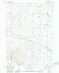 Download a high-resolution, GPS-compatible USGS topo map for Emigrant Gap NE, WY (1985 edition)