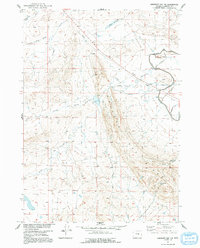 Download a high-resolution, GPS-compatible USGS topo map for Emigrant Gap NW, WY (1991 edition)