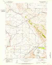 Download a high-resolution, GPS-compatible USGS topo map for Emigrant Gap, WY (1952 edition)