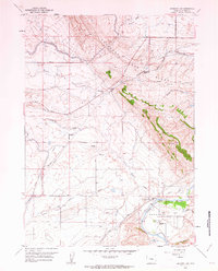 Download a high-resolution, GPS-compatible USGS topo map for Emigrant Gap, WY (1963 edition)