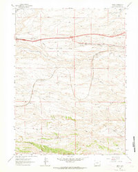 Download a high-resolution, GPS-compatible USGS topo map for Emkay, WY (1964 edition)