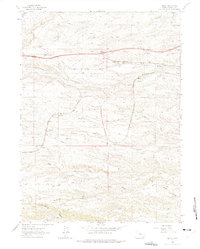 Download a high-resolution, GPS-compatible USGS topo map for Emkay, WY (1975 edition)