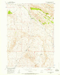Download a high-resolution, GPS-compatible USGS topo map for Ervay Basin SW, WY (1957 edition)
