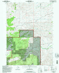 preview thumbnail of historical topo map of Esterbrook, WY in 1992