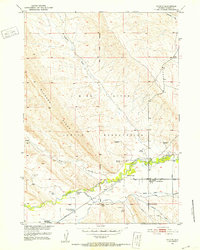 Download a high-resolution, GPS-compatible USGS topo map for Ethete, WY (1953 edition)