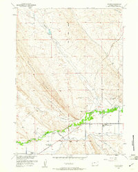 Download a high-resolution, GPS-compatible USGS topo map for Ethete, WY (1961 edition)