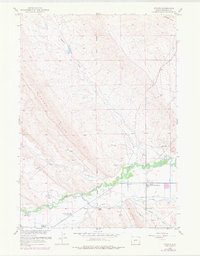 Download a high-resolution, GPS-compatible USGS topo map for Ethete, WY (1979 edition)