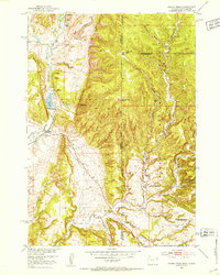 Download a high-resolution, GPS-compatible USGS topo map for Fanny Peak, WY (1953 edition)