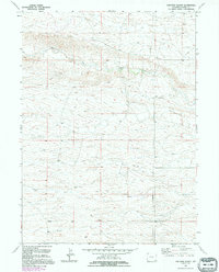 Download a high-resolution, GPS-compatible USGS topo map for Farthing Ranch, WY (1995 edition)
