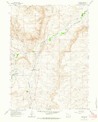 Download a high-resolution, GPS-compatible USGS topo map for Farthing, WY (1964 edition)