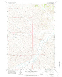 Download a high-resolution, GPS-compatible USGS topo map for Fawn Draw, WY (1975 edition)