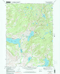 Download a high-resolution, GPS-compatible USGS topo map for Fayette Lake, WY (1991 edition)